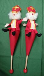 Vintage sinterklaas stokpoppen, Ophalen of Verzenden, Zo goed als nieuw