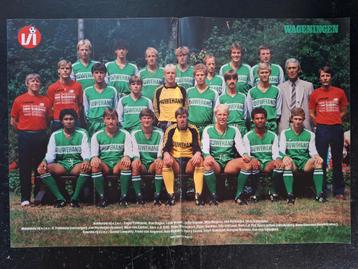 4x oude posters FC Wageningen (zie foto's!) beschikbaar voor biedingen