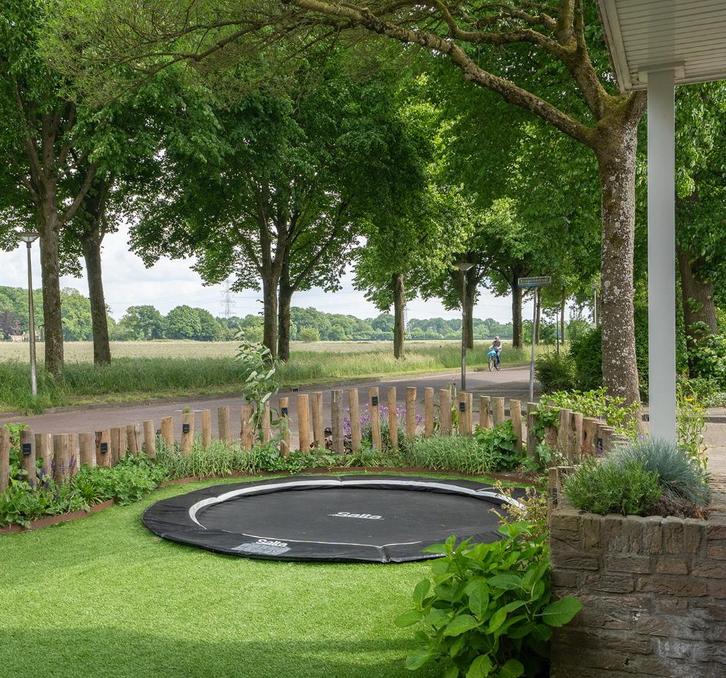 Salt inground trampoline 250cm nieuw!, Kinderen en Baby's, Speelgoed | Buiten | Trampolines, Zo goed als nieuw, Ophalen