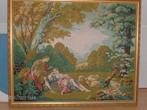 schilderij zijde geborduurd, Antiek en Kunst, Kunst | Schilderijen | Klassiek, Ophalen
