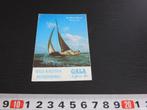 sticker GALA Koffie Thee Wed. Joustra Beerenburg Vlieland, Verzamelen, Ophalen, Zo goed als nieuw, Bedrijf of Vereniging