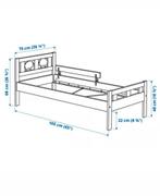 Ikea peuterbed compleet met toebehoren, Ophalen, 140 tot 160 cm, 70 tot 85 cm, Matras