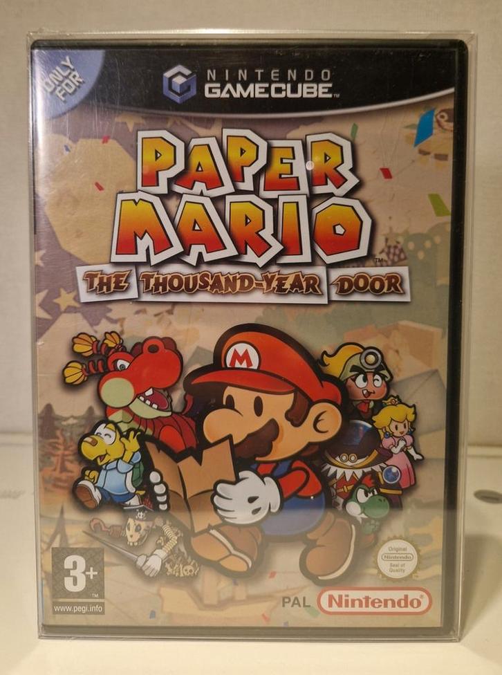 Paper mario the thousand year door Gamecube compleet MINT, Spelcomputers en Games, Games | Nintendo GameCube, Zo goed als nieuw