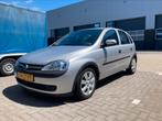 Opel Corsa 1.2 16V 5D 2003 Grijs Airco, Voorwielaandrijving, 450 kg, 74 pk, Zwart