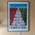 Tulpen Jan Cremer in lijst, Antiek en Kunst, Kunst | Schilderijen | Abstract, Ophalen