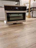 Luxe miele combi oven magnetron H6100BM, Zo goed als nieuw, Oven met grill, Inbouw, 45 tot 60 cm