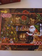 Falcon kerstpuzzel 500 stukjes compleet, Ophalen of Verzenden, Zo goed als nieuw