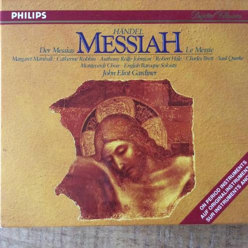 2 cd GF Händel - Messiah. JE Gardiner, Monteverdi Choir, Cd's en Dvd's, Cd's | Klassiek, Zo goed als nieuw, Vocaal, Barok, Ophalen of Verzenden