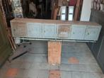 Vintage locker,  hangend met kapstok, Huis en Inrichting, Kasten | Lockerkasten, Ophalen, Gebruikt