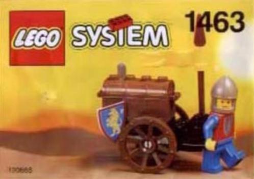 Lego Castle Lion Knights / Crusaders 1463 / 1695 / 2889 Trea, Kinderen en Baby's, Speelgoed | Duplo en Lego, Zo goed als nieuw