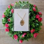 Goudkleurige rvs ketting. 'Leeuw', Ophalen of Verzenden, Zo goed als nieuw, Goud, Overige materialen
