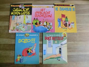 5 stripboeken uit de reeks van de Familie Doorzon beschikbaar voor biedingen