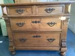 Oude grenen commode, Huis en Inrichting, Ophalen, Gebruikt, 50 tot 100 cm, 3 of 4 laden
