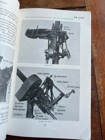 WO2 Amerikaans Technisch voorschrift .50 BMG browning 1940 beschikbaar voor biedingen