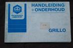 Piaggio Grillo handleiding instructie boekje, Ophalen of Verzenden