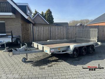 Hapert INDIGO machinetransporter aanhanger 3 asser 400x180 beschikbaar voor biedingen