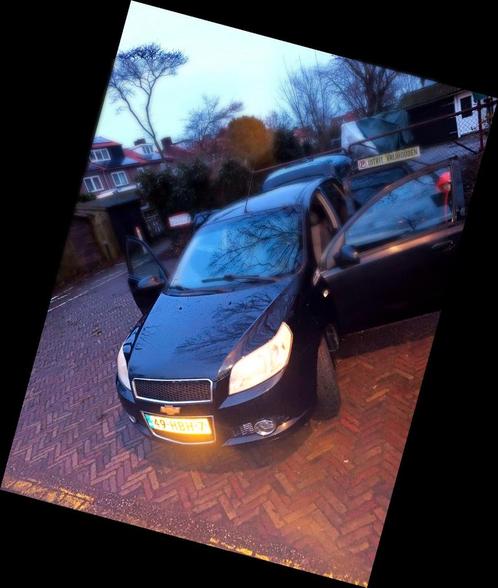 Chevrolet Aveo 1.4 16V 4D 2008 Zwart, Auto's, Chevrolet, Particulier, Aveo, Benzine, C, Sedan, Handgeschakeld, Origineel Nederlands