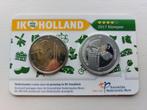 2 euro ik hou van Holland Klompen met zilveren penning., Ophalen of Verzenden, Koningin Beatrix, Setje, Zilver