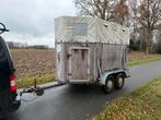 1x Vee/paardentrailer.   1x Dichte enkelasser te koop, Auto diversen, Aanhangers en Bagagewagens, Ophalen of Verzenden, Gebruikt