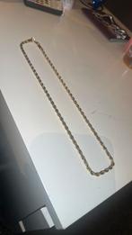 Rope chain stainless steel goudkleurig., Ophalen of Verzenden, Nieuw, Goud, Overige materialen