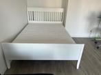 Bed Ikea IDANÄS (zonder matras), Ophalen, Wit, Tweepersoons, 140 cm
