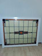 Glas in Lood Raam - Art Deco Stijl, Antiek en Kunst, Ophalen of Verzenden