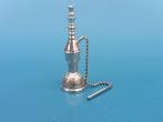 Zilveren miniatuur waterpijp                            Z202, Antiek en Kunst, Antiek | Goud en Zilver, Ophalen of Verzenden, Zilver