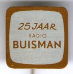 25 Jaar radio Buisman blik speldje ( V_166a ), Verzamelen, Verzenden, Zo goed als nieuw, Merk, Speldje of Pin