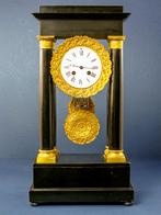 Antieke kolompendule 19e eeuw, Ophalen of Verzenden