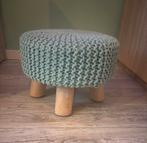 Krukje mintgroen gehaakt., Huis en Inrichting, Ophalen, Zo goed als nieuw, Rond, Minder dan 50 cm