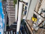 Gebruikt elektrisch crème wit rolluik  341 x 195, Doe-het-zelf en Verbouw, Metalen, Ophalen, Gebruikt, Aluminium