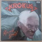 KROKUS  ALIVE AND SCREAMIN, Cd's en Dvd's, Vinyl | Hardrock en Metal, Ophalen of Verzenden, Zo goed als nieuw