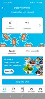 Ah dagje uit zegels, Hobby en Vrije tijd, Spaarzegeltjes, Ophalen of Verzenden, Winkel, Super of Benzinepomp, Zegels, Bonnen of Punten