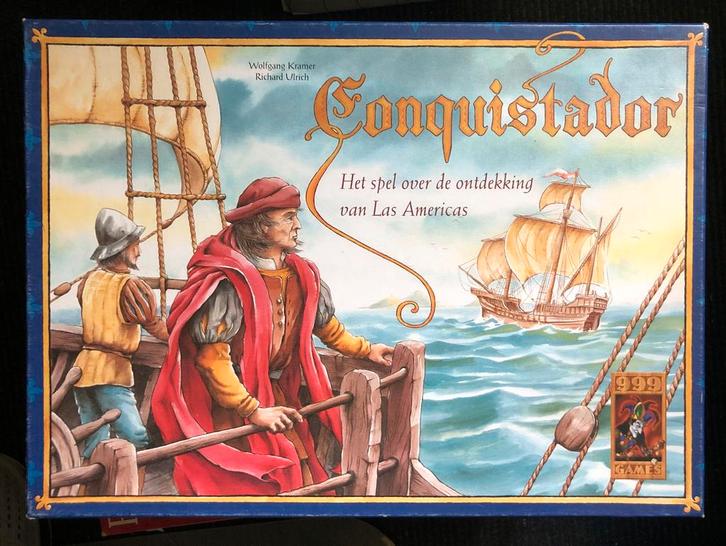 Conquistador - Ontdekking van Las Americas, Hobby en Vrije tijd, Gezelschapsspellen | Bordspellen, Zo goed als nieuw, Een of twee spelers