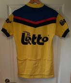 Wollen Retro fietsshirt  Lotto geel blauw rood zwart, Bovenkleding, XL, Heren, Zo goed als nieuw