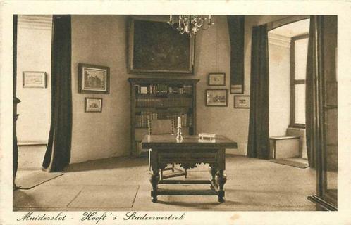 (300-073-029) Muiden Muiderslot Hooft's Studeervertrek, Verzamelen, Ansichtkaarten | Nederland, Noord-Holland, Verzenden