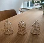 Villeroy & Boch Winter Collage Kerstklokjes Glas Set 3 stuks, Overige materialen, Wit, Nieuw, Ophalen of Verzenden