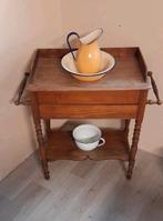 Antiek wastafeltje, Ophalen