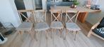 Eettafel met 4 stoelen te koop!, Huis en Inrichting, Stoelen, Ophalen of Verzenden, Zo goed als nieuw