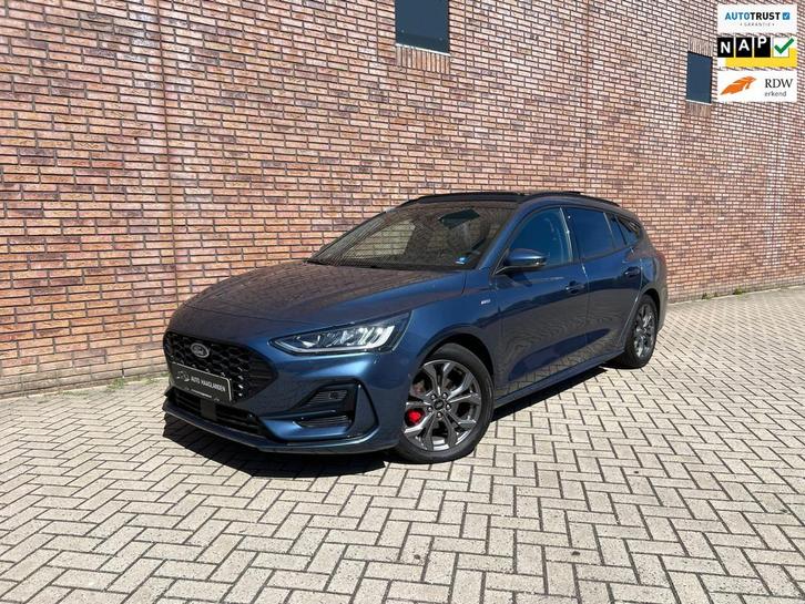 Ford Focus Wagon 1.0 Hybrid ST LineX 155pk LEER-PANO-KEYLESS, Auto's, Ford, Bedrijf, Te koop, Focus, ABS, Achteruitrijcamera, Adaptive Cruise Control