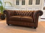 Delta Chesterfield - twee- en driezits - model Burnley, Ophalen, Zo goed als nieuw, Leer, Chesterfield