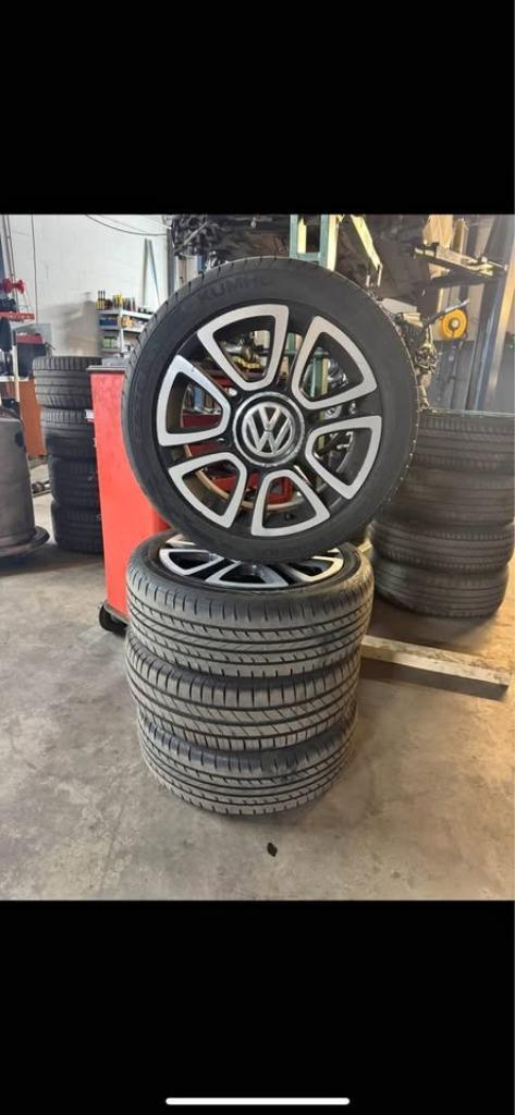 16 Inch Sportvelgen Vw Up! Steek 4 x 100 185/50 R16, Auto-onderdelen, Banden en Velgen, Banden en Velgen, Zomerbanden, 16 inch