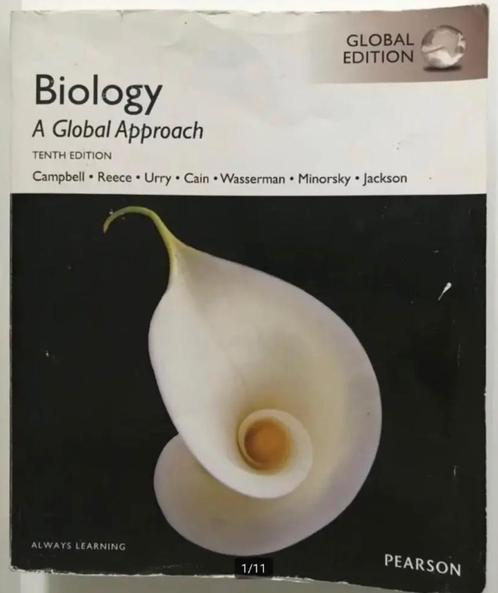 Biology - A Global Approach (glossary) a very nice overview!, Boeken, Studieboeken en Cursussen, Ophalen of Verzenden