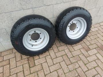 landbouwbanden op 6 gaats velg 10.0/75-15.3 beschikbaar voor biedingen