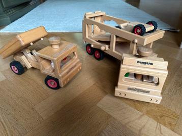 Fagus autotrailer en kiepwagen beschikbaar voor biedingen