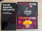 Cards against humanity and Exploding Kittens, Hobby en Vrije tijd, Gezelschapsspellen | Kaartspellen, Vijf spelers of meer, Ophalen of Verzenden