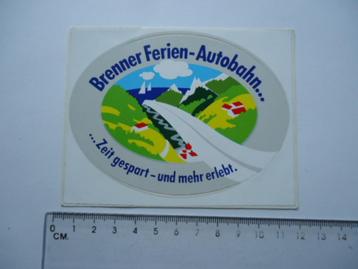 sticker Brenner Autobahn auto reizen retor oldtimer