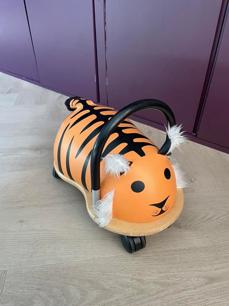 Wheelybug Tijger – loop/rijspeelgoed, Ophalen of Verzenden, Gebruikt