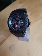 Guess legacy w1048g2 stoer horloge carbon zwart, Sieraden, Tassen en Uiterlijk, Horloges | Heren, Ophalen of Verzenden, Zo goed als nieuw