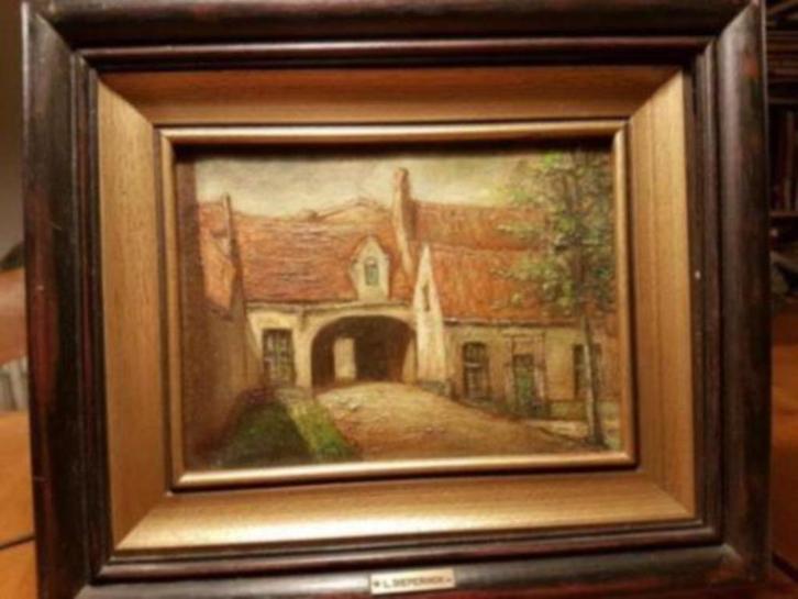 schilderij olieverfschilderij olieverf Leon Dieperinck, Antiek en Kunst, Kunst | Schilderijen | Klassiek, Ophalen